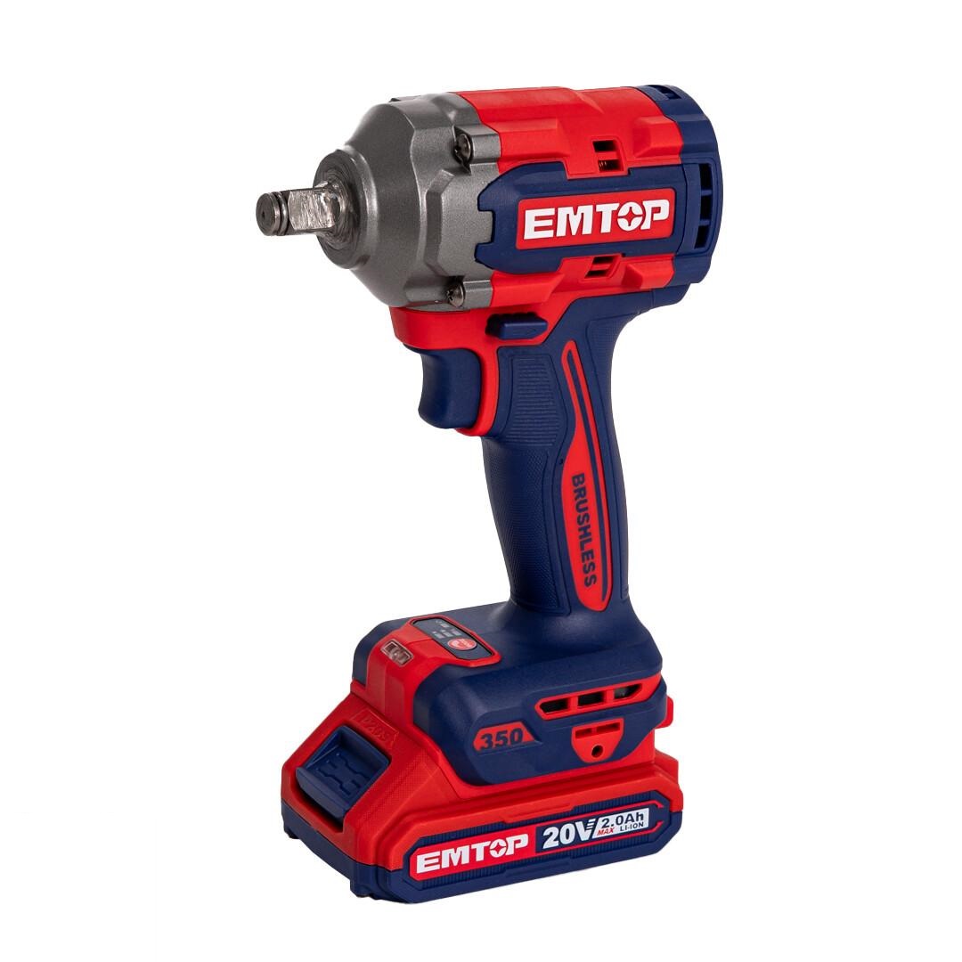 Гайковерт акумуляторний ударний EMTOP ECIWL2035